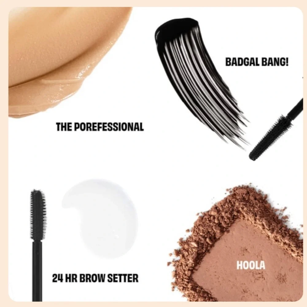 Benefit Cosmetics A-List Kit porefessional, bad gal bang, hoola & 24 hour brow